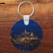 Buda Castle Hungary Budapest at night Schlüsselanhänger (Vorderseite)