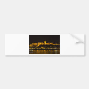 Buda Castle Ungarn Budapest in der Nacht Autoaufkleber