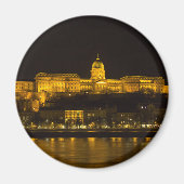 Buda Castle Ungarn Budapest in der Nacht Magnet (Vorne)