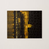 Buda Castle Ungarn Budapest in der Nacht Puzzle (Horizontal)