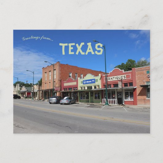 Buda Hays Landkreis Texas Postkarte (Vorderseite)
