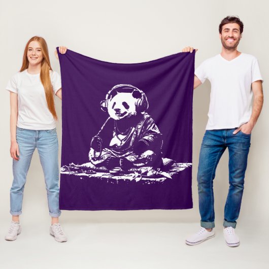 Buda Panda Fleecedecke (Beispiel)