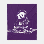 Buda Panda Fleecedecke (Vorderseite)