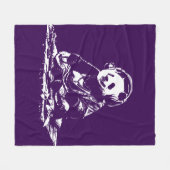 Buda Panda Fleecedecke (Vorderseite (Horizontal))