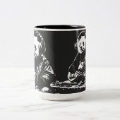 Buda Panda Zweifarbige Tasse (Mittel)