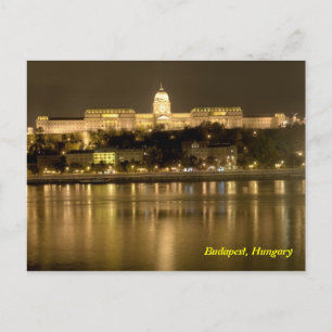buda Schloss in Budapest, Ungarn Postkarte