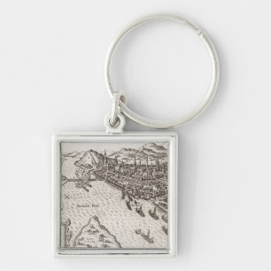 Buda und Plage belagert von den Christen im Jahre Schlüsselanhänger