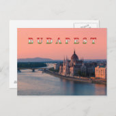 Budapest 001B Postkarte (Vorne/Hinten)