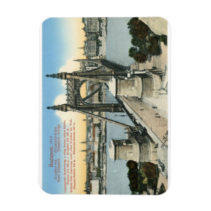 Budapest 1910 hungrige Vintage elizabeth Brücke Magnet