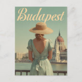 Budapest 50er Vintage Postkarte (Vorderseite)