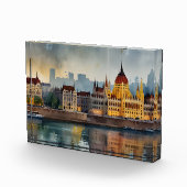Budapest Aquarellkunst Fotoblock (Rechts)
