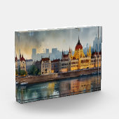 Budapest Aquarellkunst Fotoblock (Links)