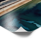 Budapest Aquarellkunst Fotodruck (Ecke)