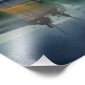 Budapest Aquarellkunst Fotodruck (Ecke)