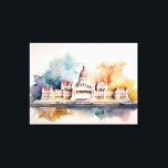 Budapest Aquarellkunst Leinwanddruck<br><div class="desc">Budapest Aquarellkunst</div>