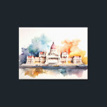 Budapest Aquarellkunst Leinwanddruck<br><div class="desc">Budapest Aquarellkunst</div>