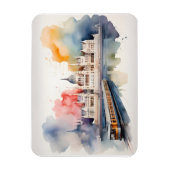 Budapest Aquarellkunst Magnet (Vertikal)