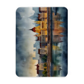 Budapest Aquarellkunst Magnet (Vertikal)