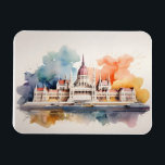 Budapest Aquarellkunst Magnet<br><div class="desc">Budapest Aquarellkunst</div>
