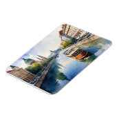 Budapest Aquarellkunst Magnet (Linke Seite)