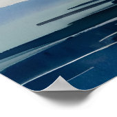 Budapest Aquarellkunst Poster (Ecke)