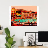 Budapest Bäder Poster (Heimbüro)