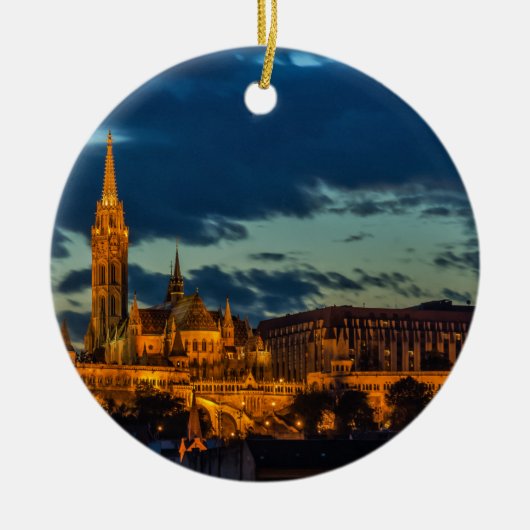 Budapest-Bild Keramikornament (Vorne)