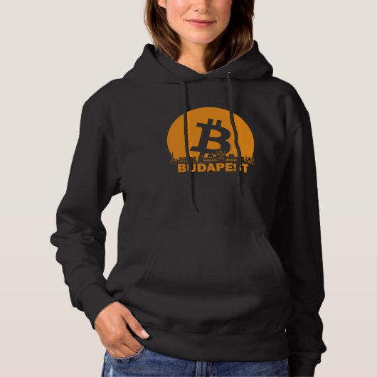 Budapest Bitcoin Maximalist  Bitcoin Budapest Skyl Hoodie (Vorderseite)