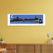 Budapest By Night, Ungarn, magyar Leinwanddruck (Insitu (Wohnzimmer))