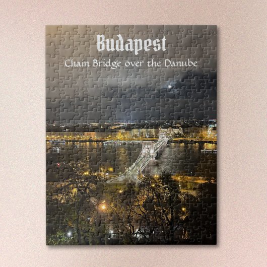 Budapest Chain Bridge Jigsaw Puzzle