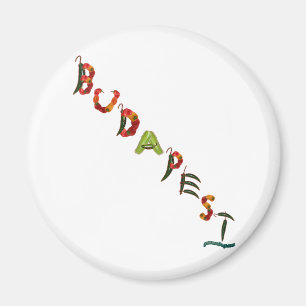 Budapest-Chili-Paprikaschoten Magnet