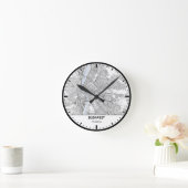 Budapest Clock City Line Art Runde Wanduhr (Zuhause)