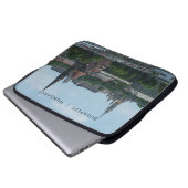 Budapest custom text laptop sleeves 2 (Vorne Knopf)
