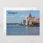 Budapest, das Gebäude des Parlaments, Budapest Postkarte (Vorne/Hinten)