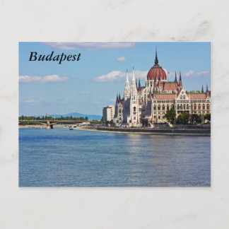 Budapest, das Gebäude des Parlaments, Budapest Postkarte