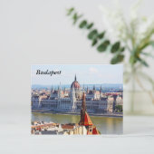 Budapest, das Gebäude des Parlaments, Budapest Postkarte (Stehend Vorderseite)