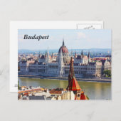 Budapest, das Gebäude des Parlaments, Budapest Postkarte (Vorne/Hinten)