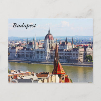 Budapest, das Gebäude des Parlaments, Budapest Postkarte