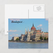Budapest, das Gebäude des Parlaments, Budapest Postkarte (Vorne/Hinten)