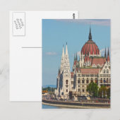Budapest, das Gebäude des Parlaments Postkarte (Vorne/Hinten)