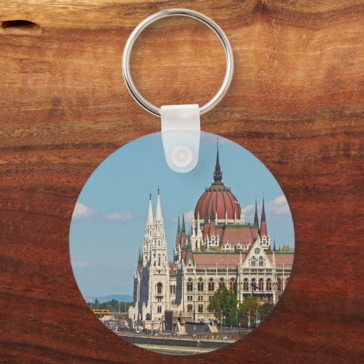 Budapest, das Gebäude des Parlaments Schlüsselanhänger (Vorderseite)