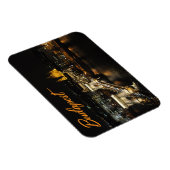 Budapest, Die Kettenbrücke von Buda Magnet (Rechte Seite)