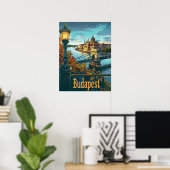 Budapest Donau Poster (Heimbüro)
