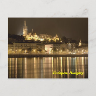 Budapest durch Nachtpostkarte Postkarte