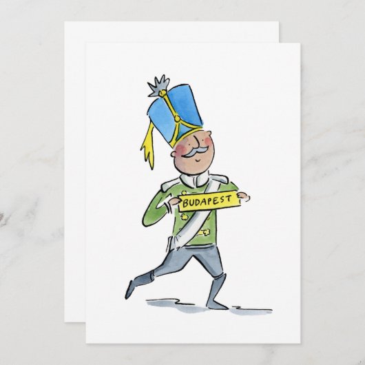 Budapest Einladung (Vorne/Hinten)