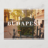 Budapest Fahrrad Postkarte (Vorderseite)