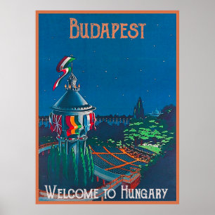 Budapest, Fischbastion, Ungarn Poster