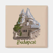 Budapest: Fischerbastei Magnet (Vorne)