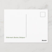 Budapest: Fischerbastei Postkarte (Rückseite)