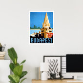 Budapest, Fischerbastion, Jahrgangsreise Poster (Heimbüro)